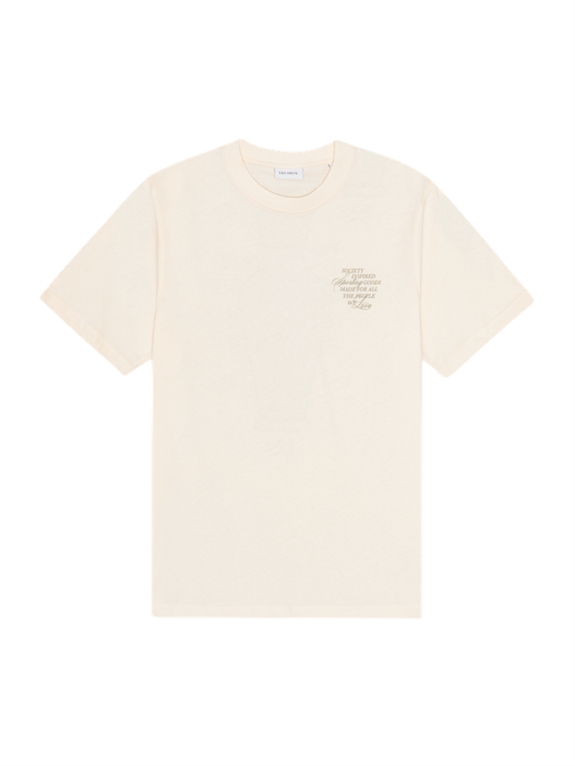 Les Deux Ben Faience T-shirt - Eggnog White